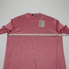 Italo Ferretti NWT Short Sleeve Crew Neck T-Shirt Size L in Red 100% Cotton
