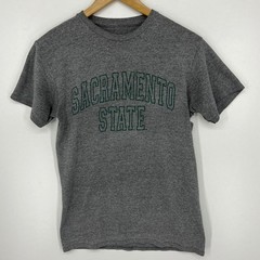 MV Sport Sacramento State Hornets Mens Small Gray Short Sleeve Graphic T-Shirt