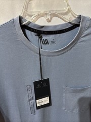 VRST Men’s Essential Pocket Tee Muted Denim Size Small