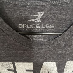 Bruce Lee Fear Is For Others Graphic T-Shirt Mens XL Gray Short Sleeve