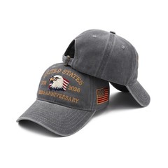 American Eagle Baseball Cap 250th Anniversary USA Hat Adjustable