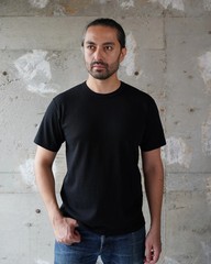 Wonderlooper Ultimate Pima Black T-shirt