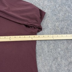 George Basic Crew Neck Long Sleeve T-Shirt Men’s Size XL/XG (46-48) Burgundy Red