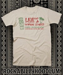 Retro Tiki Art Tee T Shirt Bar Mug Restaurant Lees Lee’s Hawaiian Islander NJ