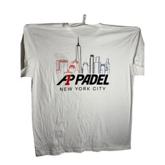 Next Level Apparel A1 Padel Adult T-Shirt Short Sleeve Crew Neck Size XL White