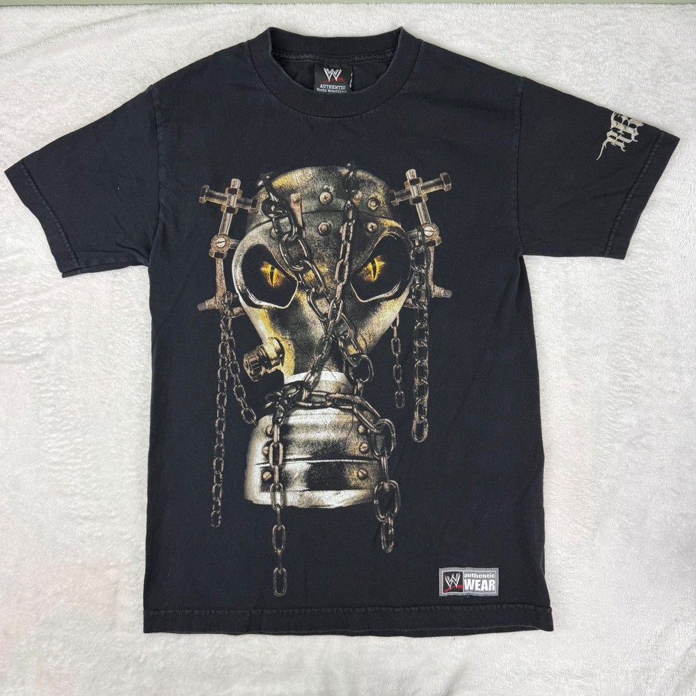 WWE Randy Orton Gas Mask Graphic T-Shirt Men Small Black Legend Killer Wrestling