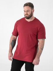 D555 DUKE MENS V NECK T-SHIRT TEE SHIRT PREMIUM COMBED COTTON M-XXL IN 9 COLORS