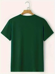 Men’s 100% Pure Cotton Summer Loose Oversized Casual Paris Letter Printed Sports