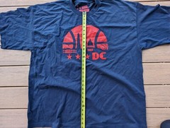 The District Washington DC Basketball T-shirt Size 4XL American Apparel T