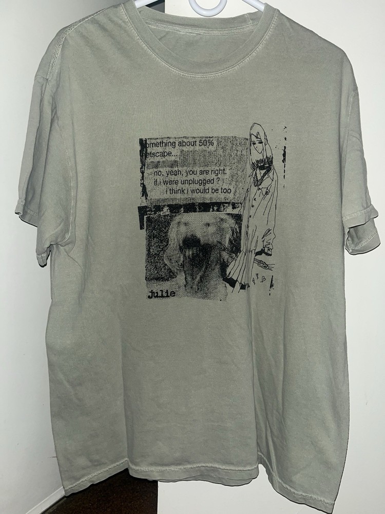 RARE Julie Band Green Netscape Tee (Los Angeles Tour)