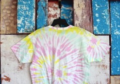 Unisex Led Zeppelin Oversized Tie-Dye Gender-Neutral T-Shirt SMALL Cool Tie Dye