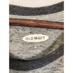Old Navy Mens Grey Burgundy Brooklyn Raglan Baseball T Shirt Size M
