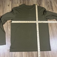 UNTUCKit Shirt Mens Small Green Long Sleeve Henley Stretch Tagless Cotton Blend