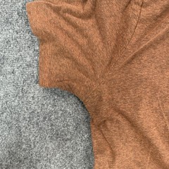 Gustin Shirt Mens Large Brown Heather V Neck Tri Blend T-Shirt California USA