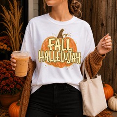 Fall Hallelujah Pumpkin Unisex T Shirt, Gift For Friends