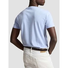 Polo Ralph Lauren Men’s S/S XXL Crewneck T-Shirt Light Blue Pink Pony