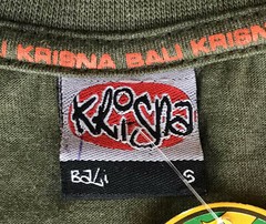 Krisna Bali The Jungle Surf Kuta-Bali T-Shirt, Green , Size Small, New w/ tags