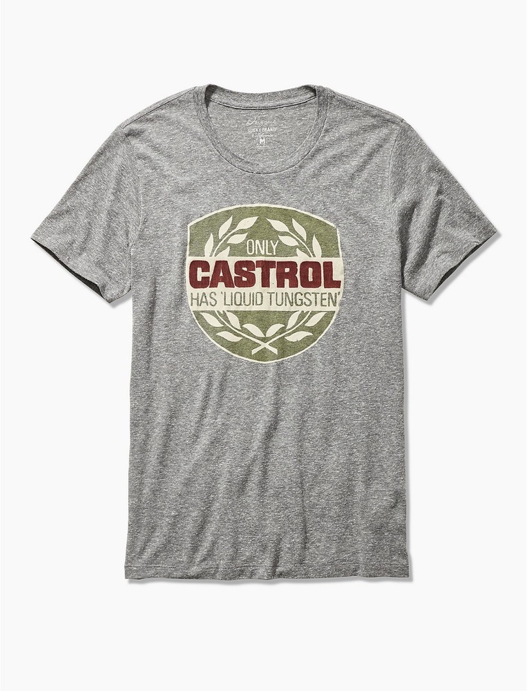 NWT Lucky Brand Castrol Crest Tee. Size: Small MSRP $44.50