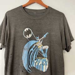 Vintage 70s 80s Batman Single Stitch T Shirt Mens Medium Paper Thin DC Marvel