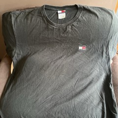 Tommy Hilfiger Black Logo Short Sleeve Crew Neck Men’s T-Shirt M