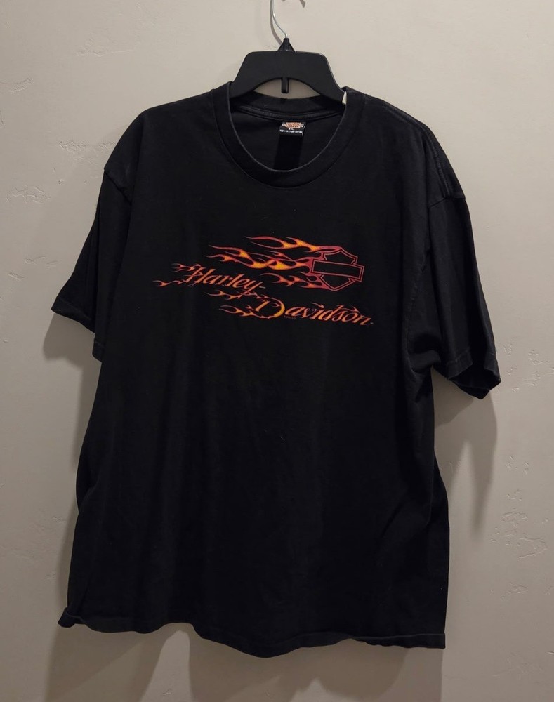Harley Davidson 2003 Vintage Graphic Tee Cote D Azur French Riviera Size 2XL