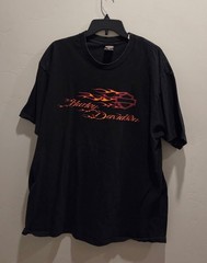 Harley Davidson 2003 Vintage Graphic Tee Cote D Azur French Riviera Size 2XL