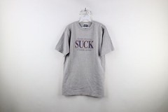 Vintage 90s Mens Large SUCK Syracuse University of Condoms & Kegs T-Shirt USA