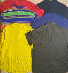 Lot 6 Piece Mens Polos XXL Multicolor