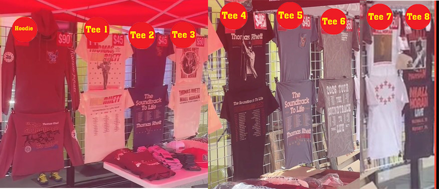 Thomas Rhett and Niall Horan Tour 2026 Merch Tee, T-shirt Reprint