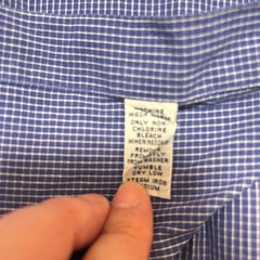 Ralph Lauren BLAKE XXL Blue Check Button-Down Shirt For 14Y+ Japan