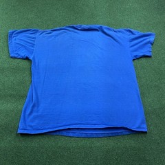 Vintage Don’t Work Be Happy Shirt Mens XL Blue 80S 90S Party Animal Tee USA
