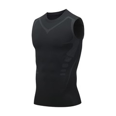 Men’s New Vitaboost Compression Shirt Version Ionic Shaping Sleeveless Vest