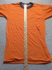 Dead Stock Never Used Single Stitch Russell 70s vintage X small Ringer t shirt