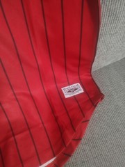 New Ecko Unltd. Men’s Baseball Jersey Sz Medium Red Logo Patches Y2k Hip Hop