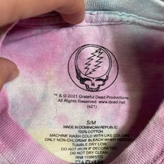 Grateful Dead Tie Dye Dancing Bears Graphic T-Shirt Mens Small Medium 2021 Rock