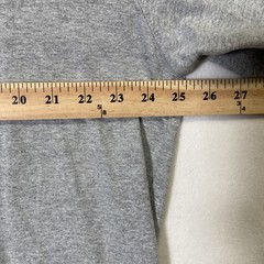 Carhartt Long Sleeve Shirt Mens L Large Regular Gray K231 HGY Logo Crew Neck Tee
