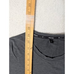 Public Rec Go-To Tee Mens L Charcoal Gray Stretch Pima Cotton Lyocell