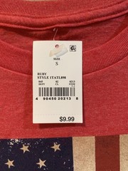 Men’s Size Small USA Flag T-Shirt, New With Tags