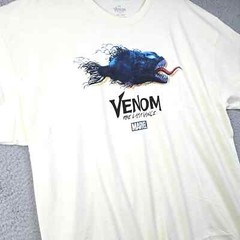 Marvel VENOM Shirt Mens XXL 2XL White Comics Casual Movie Classic Retro 90s NWT
