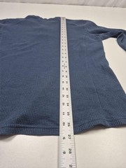 Kuhl Konflikt Henley Shirt Men’s Large Blue Long Sleeve Waffle Thermal Outdoor