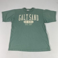 Vintage Galt Sand Shirt Mens Large Green Athletic Dept Graphic Tee USA Made 90s
