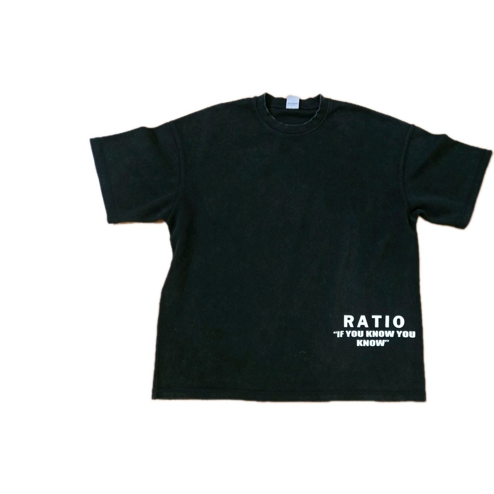 Ratio 1 Of 1 Screen Printed Front And Back Heavyweight Short Sleeve.proverbs