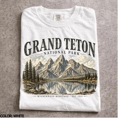 Vintage Grand Teton National Park Nature Comfort Tee