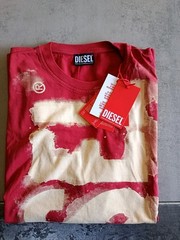 DIESEL T SHIRT MEN COL.RED Mod Oasub_440-sT JUST-E-16 T-SHIRT EURO 47.00
