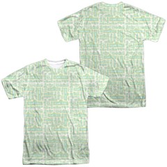 Sesame Street Puzzle Pattern Unisex Adult Halloween Costume T Shirt, S-3XL