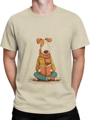 Bookish Pup Dog T-Shirt | Unisex