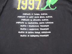 Vintage Jimmy Buffett T Shirt Mens XL 90s Glane Graphic Banana Wind Tour 1997