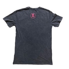 Barstool Sports Net Net Token CEO Mens Blue Mineral Wash Graphic Logo S/S Tee M