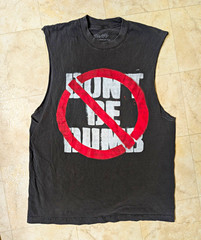 Brand new ASAP Rocky Don’t Be Dumb Tour Graphic Print Black Men’s Sleeveless S