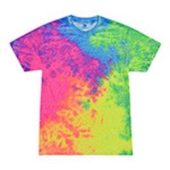 Colortone Tie Dye T-Shirt Unisex Rainbow Vibrant Cotton Tee S M L XL 2XL-5XL New